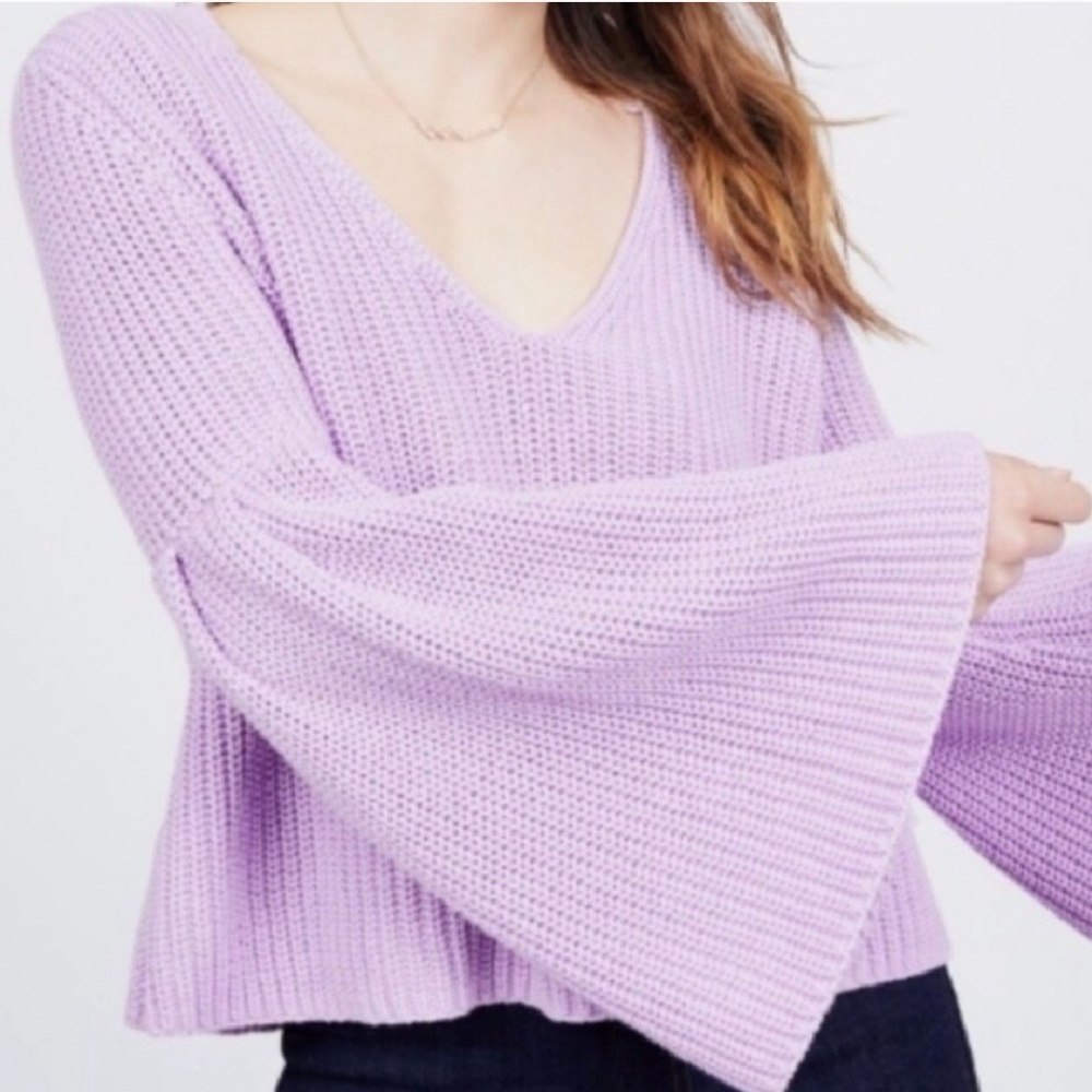 Free People Damsel Bell Sleeve Pullover